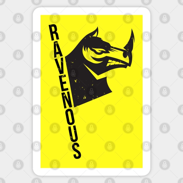 Ravenous Rhino Sticker by PopCycle